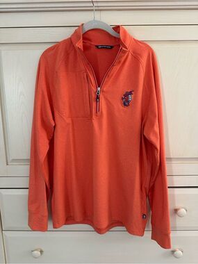 Cutter & Buck UF Swinging Gator Adapt Eco Knit Quarter-Zip M